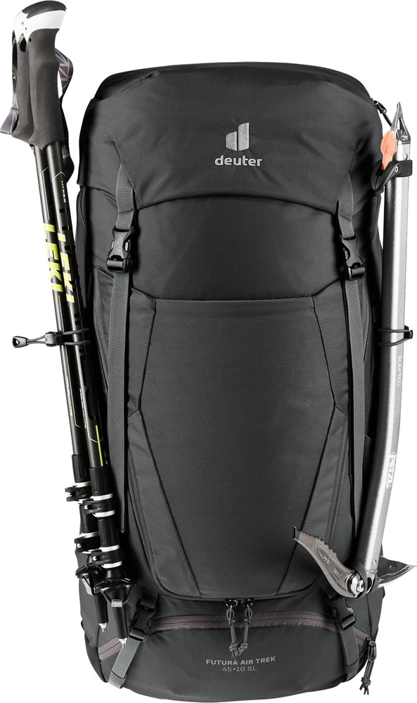 Turistinė kuprinė Deuter Futura Air Trek 45 +10 SL - Juoda