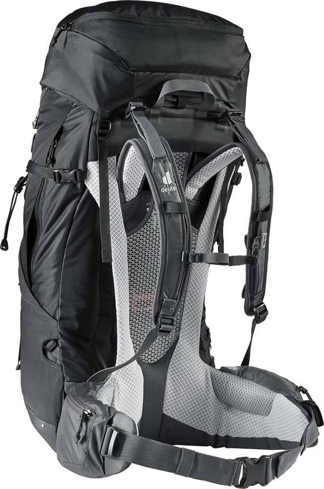 Turistinė kuprinė Deuter Futura Air Trek 45 +10 SL - Juoda