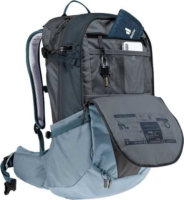 Kuprinė 25 l Deuter Futura – patogumui ir organizuotam keliavimui.