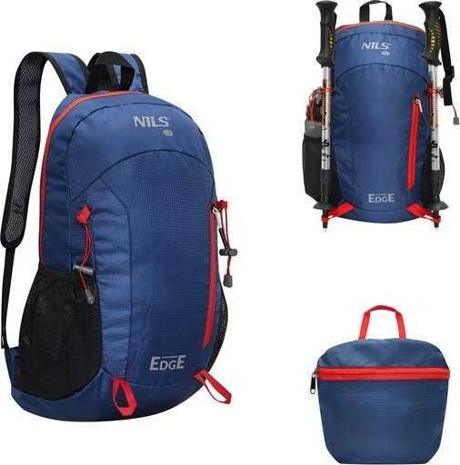 NILS Camp NC1724 Edge tamsiai mėlyna kuprinė, 22 l