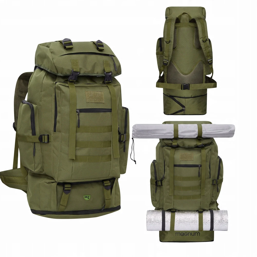 Turistinė kuprinė Nils Extreme NC1785 100 l Žalias