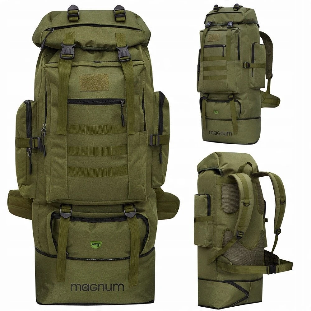 Turistinė kuprinė Nils Extreme NC1785 100 l Žalias