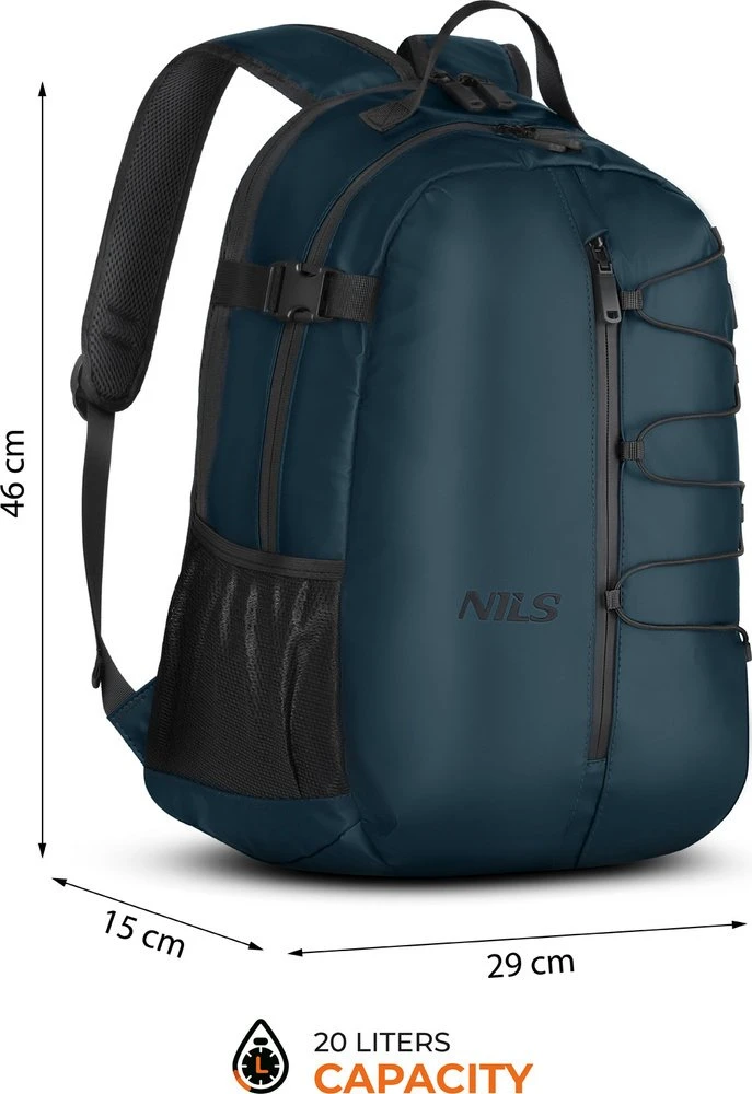 Turistinė kuprinė Nils Extreme NC4501 Kuprinė Podróżny Mėlyna Nils