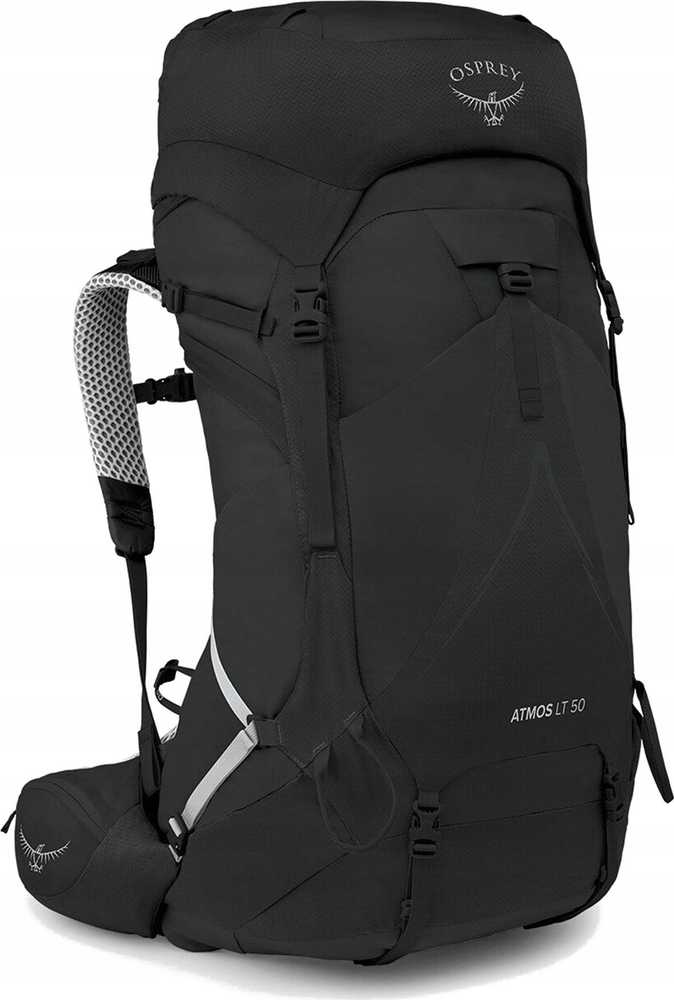 Osprey Atmos AG LT 50 žygeivių kuprinė, juoda, S/M dydis