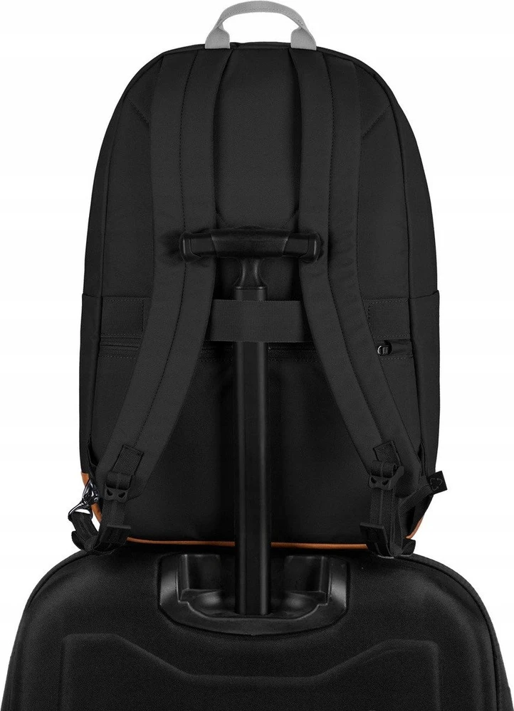 Miesto kuprinė Pacsafe Go 25L – Juoda su apsauga nuo vagysčių