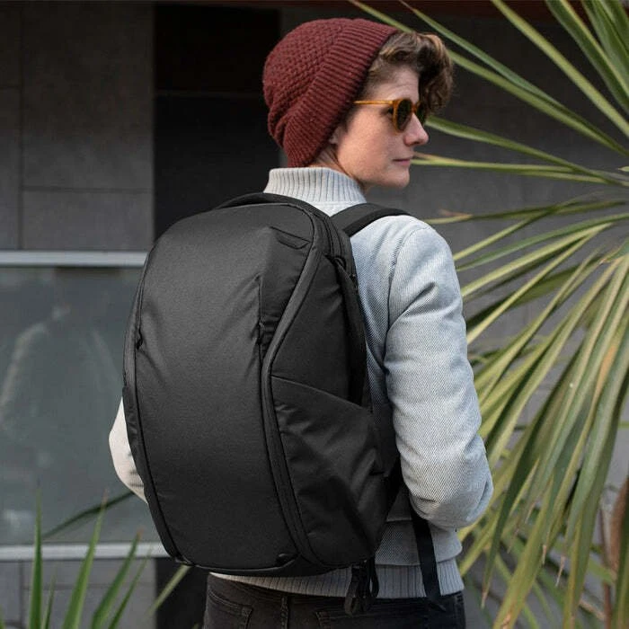 „Peak Design“ kuprinė „Everyday“, 15 l, su užtrauktuku, juoda, EDLv2