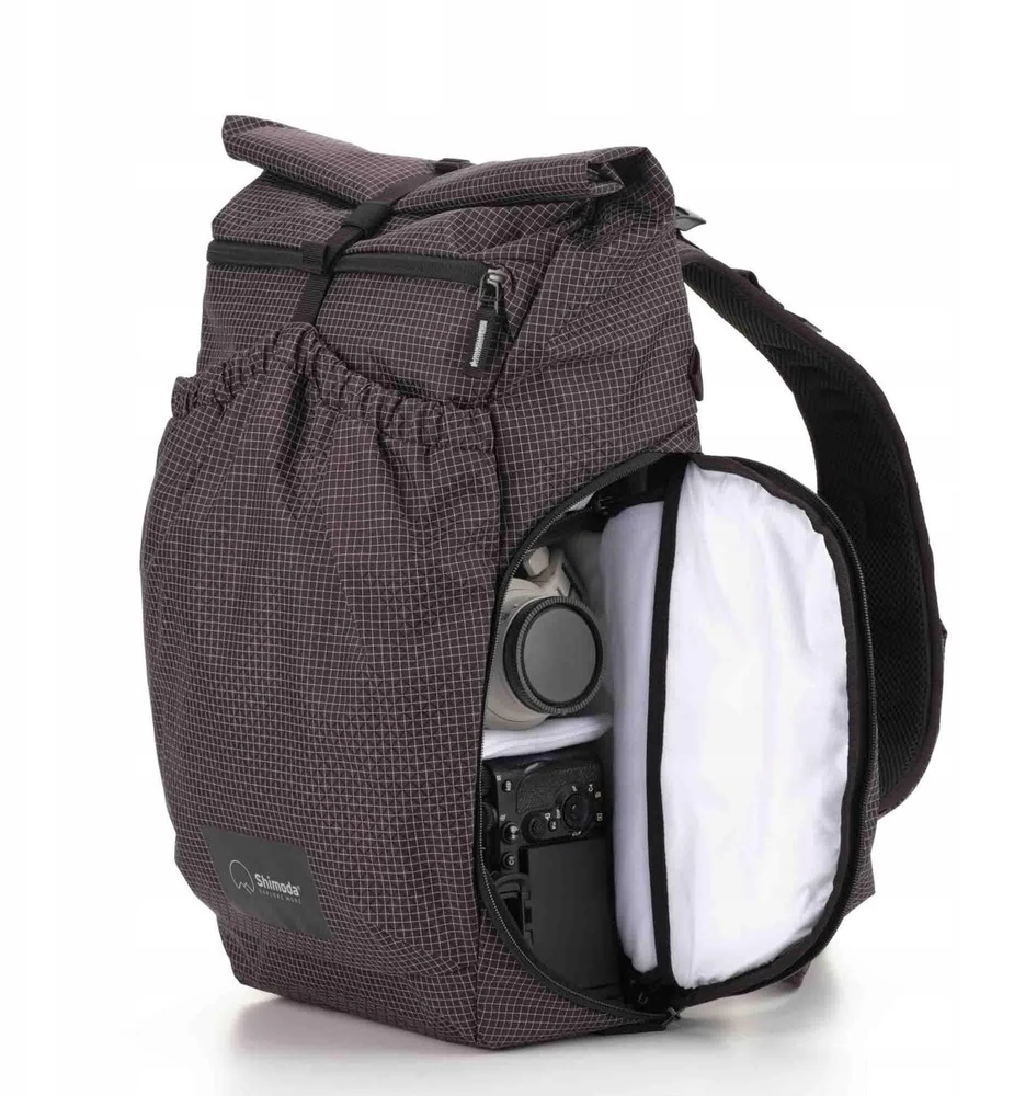 Kameros kuprinė - Shimoda Side Lite 22 kuprinė (Shimoda, 22L, pritaikomi skyriai, juoda)