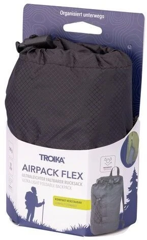 Turistinė kuprinė Troika Składany Airpack Flex, trekkingowy, juoda (TRRUC10/BK)