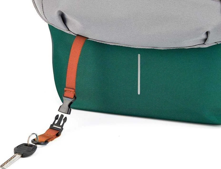 XD DESIGN Kuprinė Bobby Soft, nuo vagysčių sauganti kuprinė, Žalios spalvos