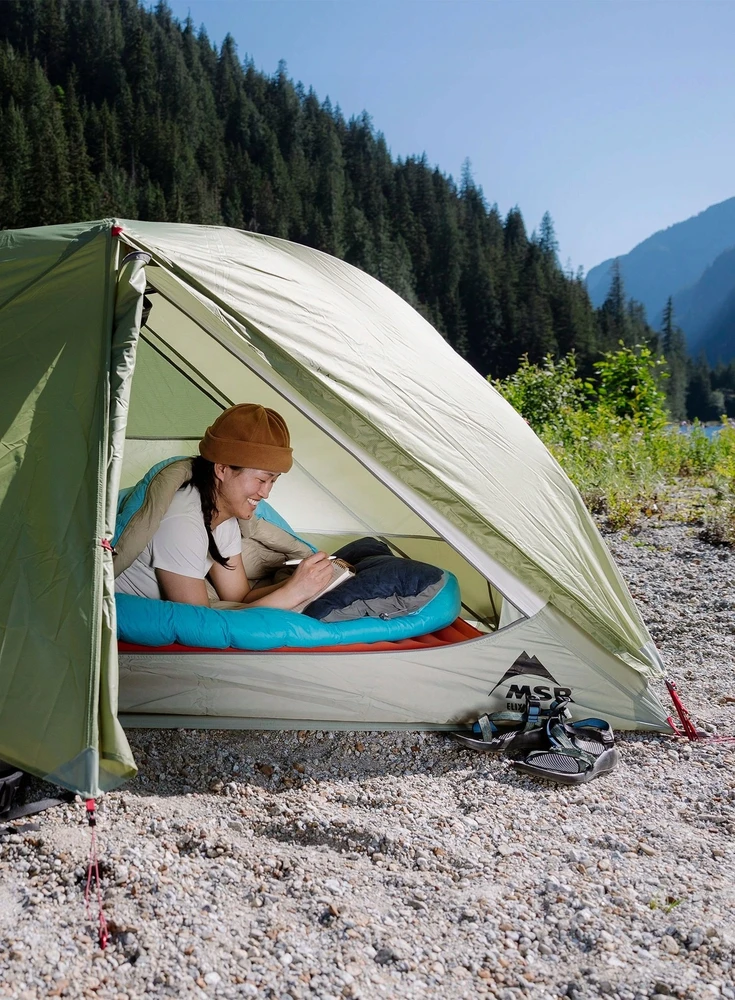 Turistinė palapinė MSR 1-person tent Eliksyras 1 - žalias/žalias (694784)