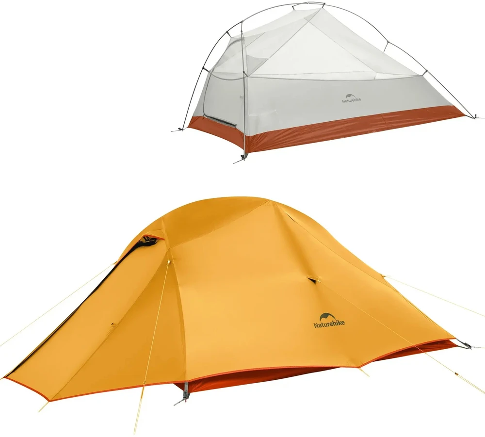 NAH Palapinė cloud up 3 base 210t cnk2450ws032-oranžinis NATUREHIKE