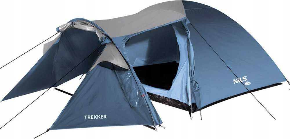 Turistinė palapinė NILS Camp NC6012 Trekker, mėlynai pilka