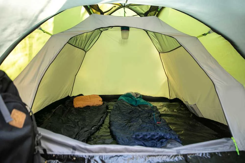 Turistinė palapinė Peme Climate 3, Juodos ir žalios spalvos
