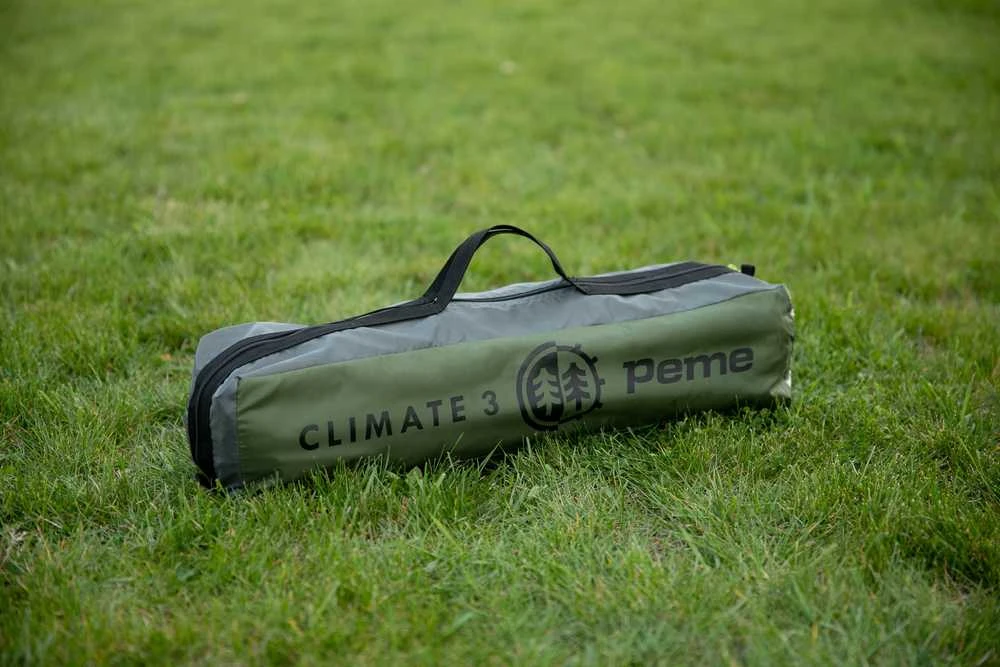 Turistinė palapinė Peme Climate 3, Juodos ir žalios spalvos