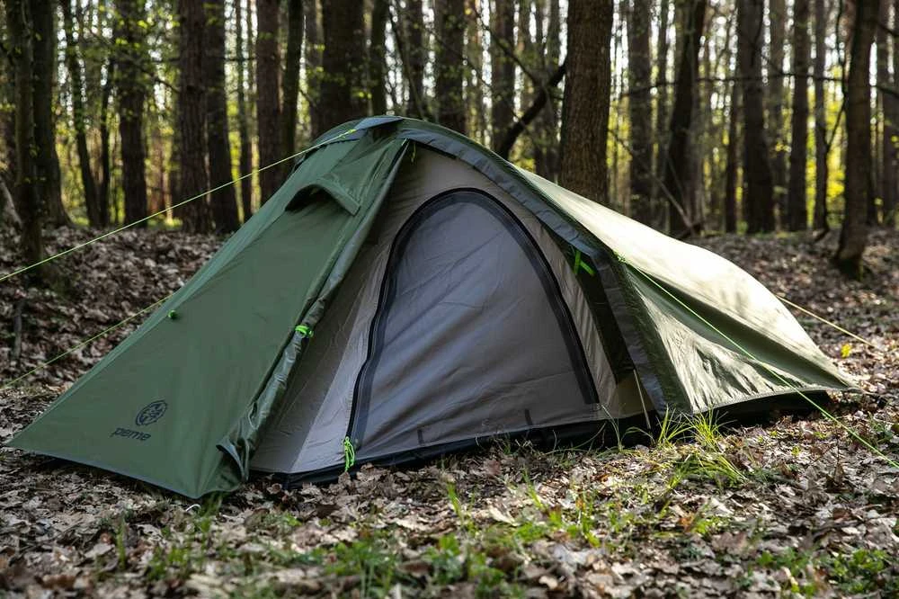 Turistinė palapinė Peme Forest 2, žalios spalvos