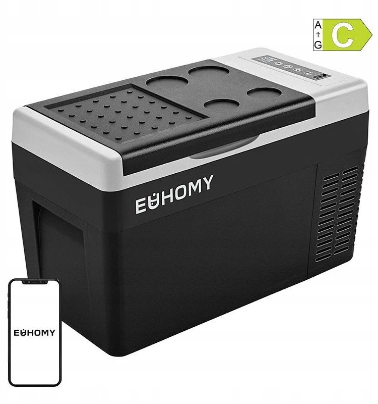 Euhomy CF004 car šaldytuvas, 19L,  12 V/24 V /240 V