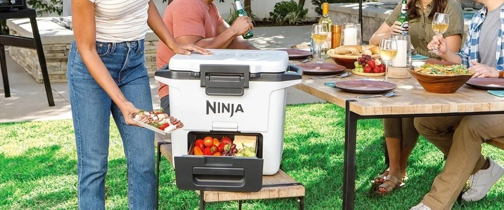 Nešiojamas aušintuvas Ninja FrostVault, baltas, 28L