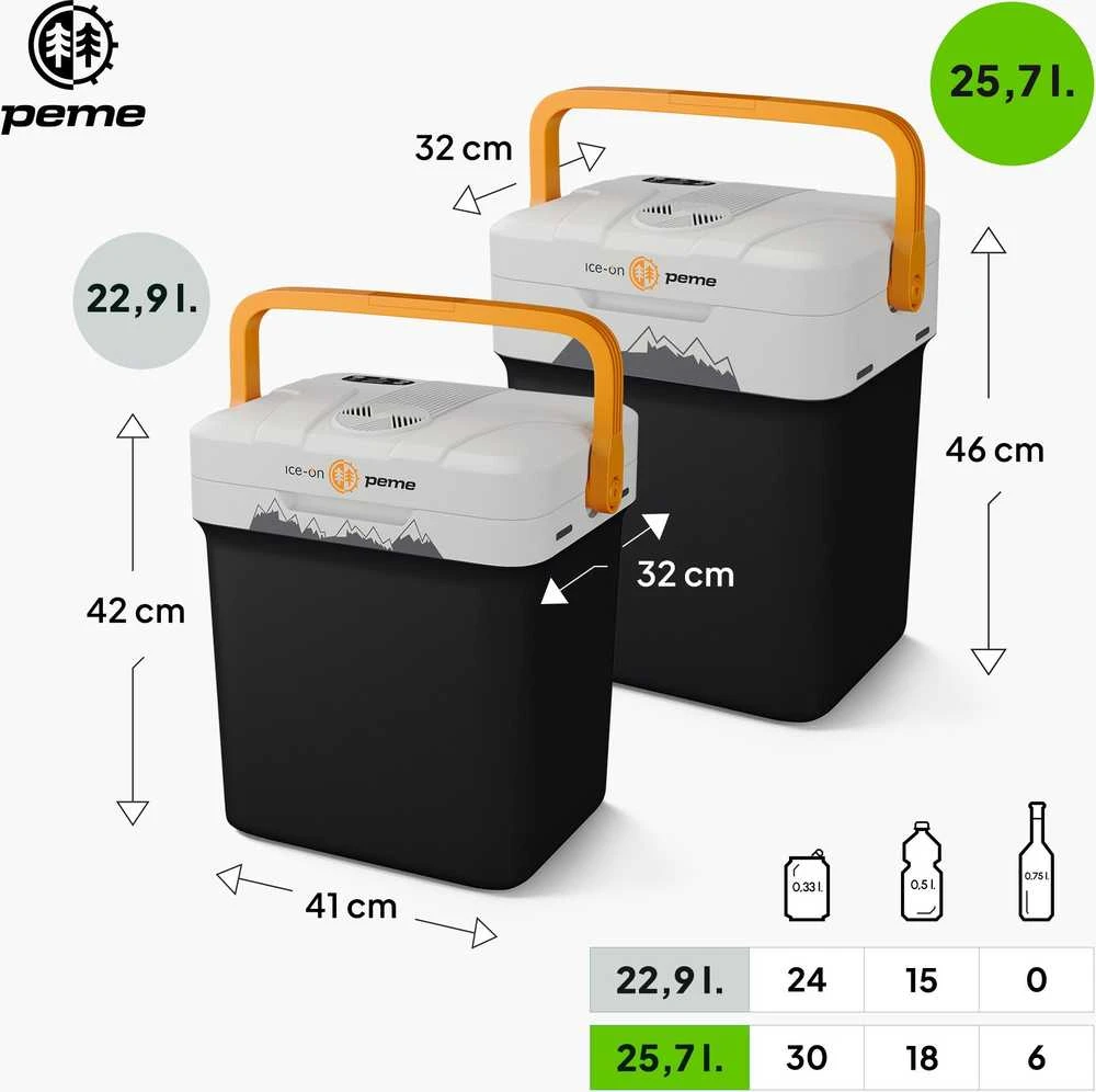 Orange Šaltkrepsis Peme Ice-on IO-32L Adventure Oranžinis