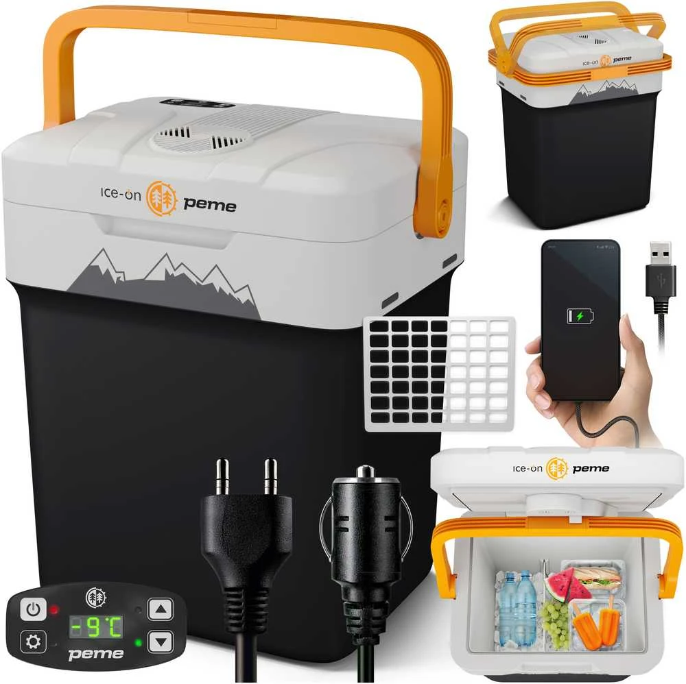 Orange Šaltkrepsis Peme Ice-on IO-32L Adventure Oranžinis