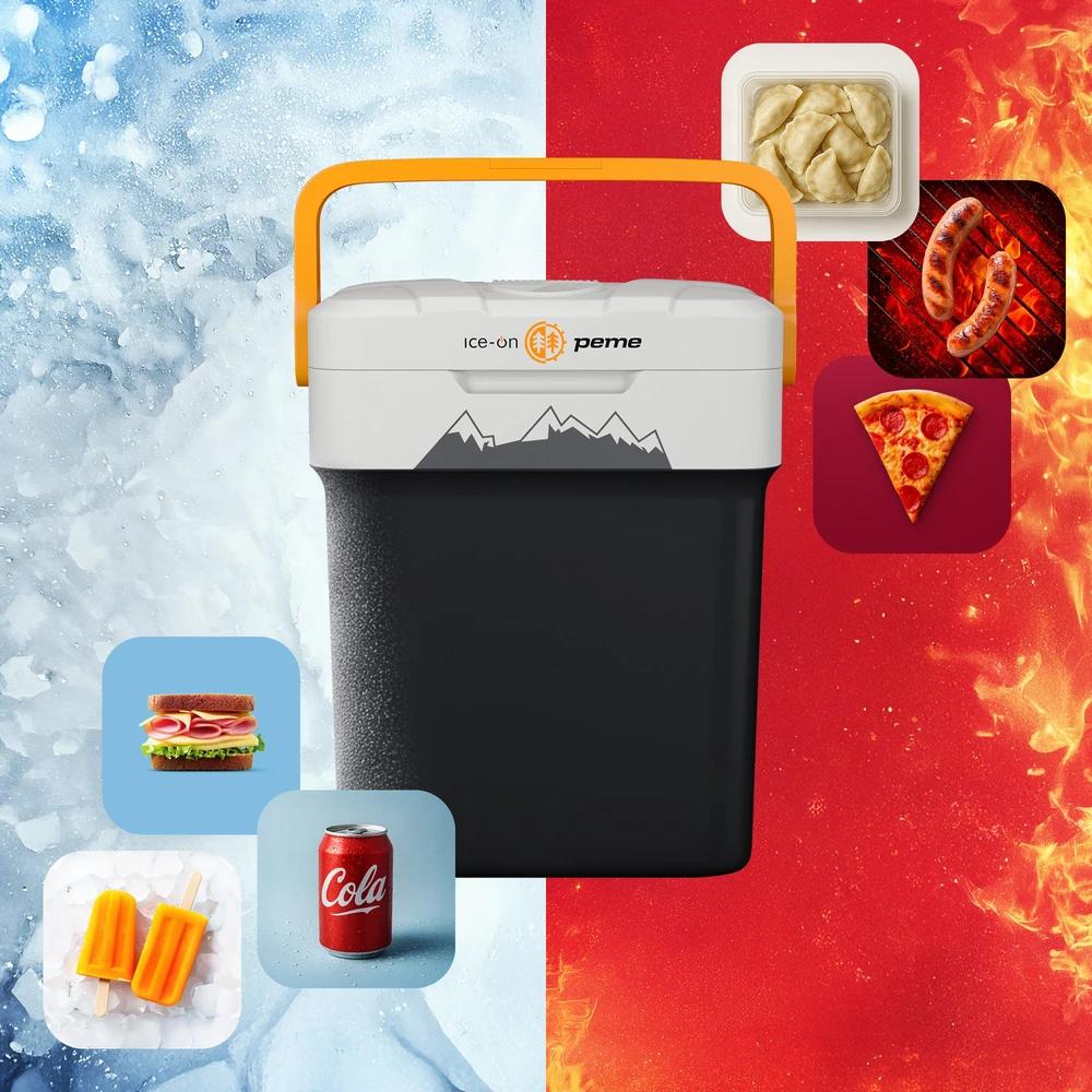 Orange Šaltkrepsis Peme Ice-on IO-32L Adventure Oranžinis