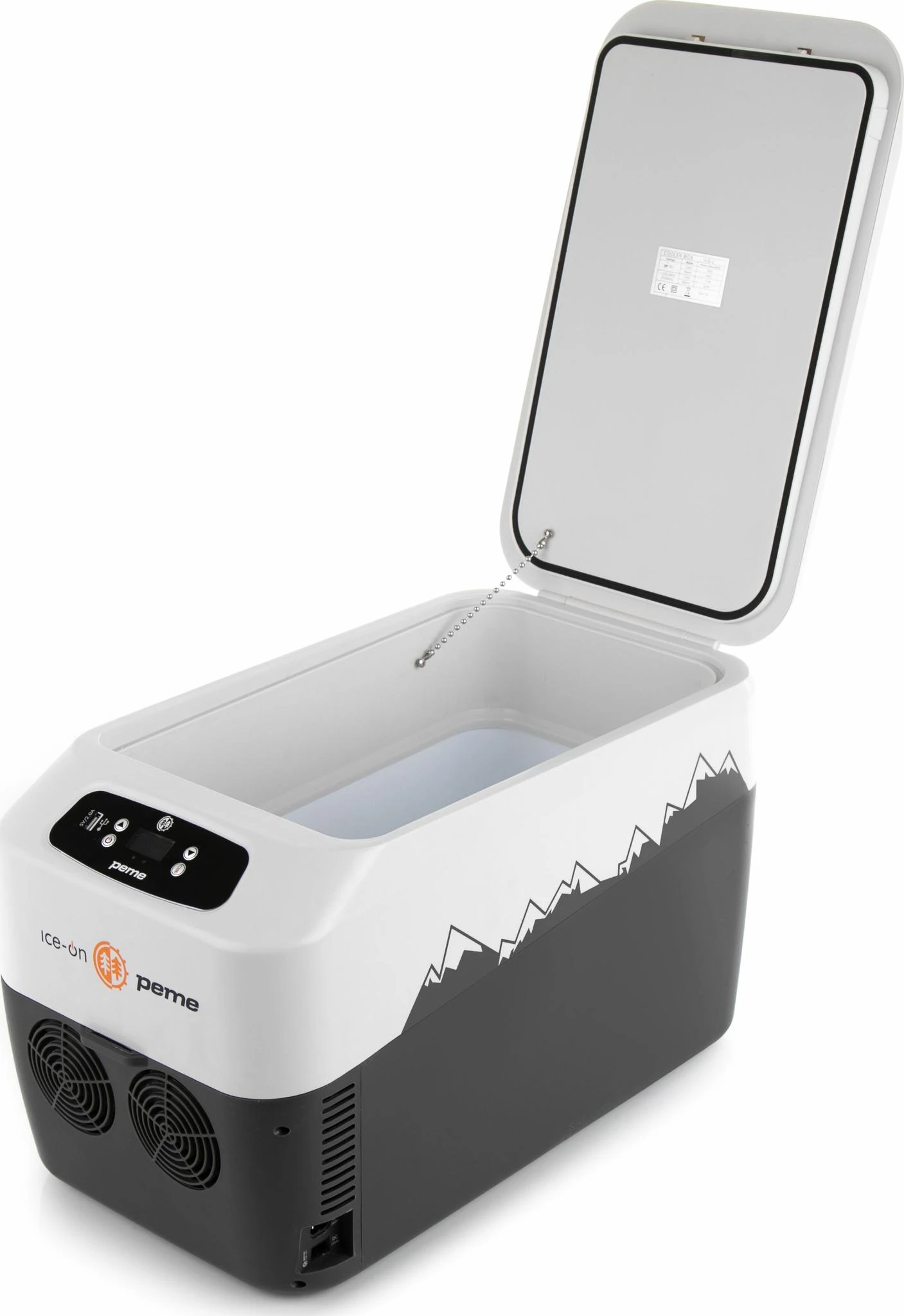 Atviras Peme Ice-on 30L šaldytuvas su elektroniniu valdymu