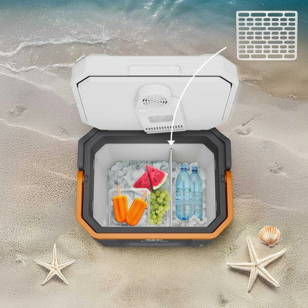 Peme ledinis Trip 33L šaldytuvas su Adventure Oranžinis Bluetooth garsiakalbiu (Ekspozicinė prekė)