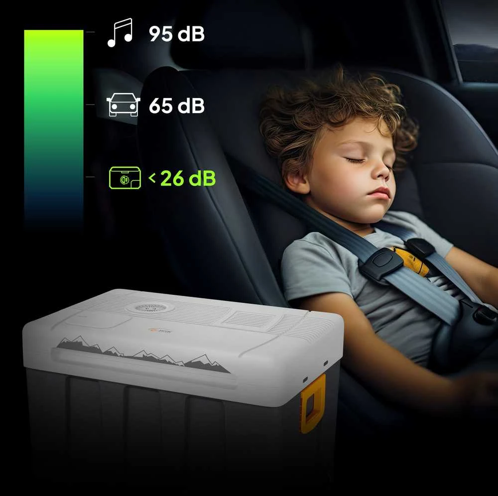 Peme Ice-on XL šaldytuvo triukšmo lygio palyginimas