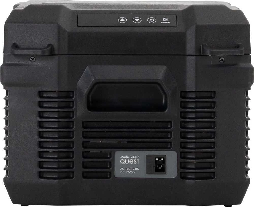 Peme Quest 15 šaldytuvas – galinis valdymo skydelis ir jungtys