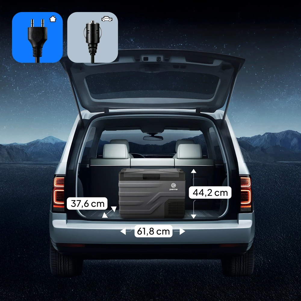 Turistinis šaldytuvas Peme Quest 40 Dark Sky