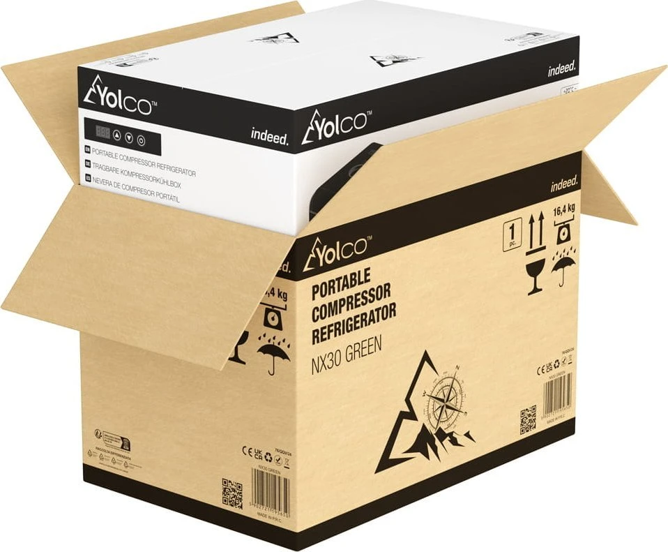 Yolco NX30 nešiojamas šaldytuvas originalioje pakuotėje