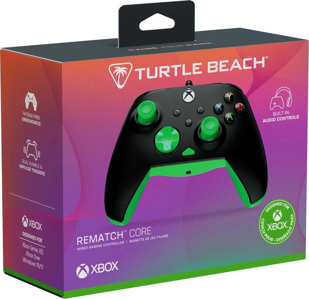 Turtle Beach Rematch Core Laidinis Žaidimų Pultelis | Juoda/Žalia | XBOX