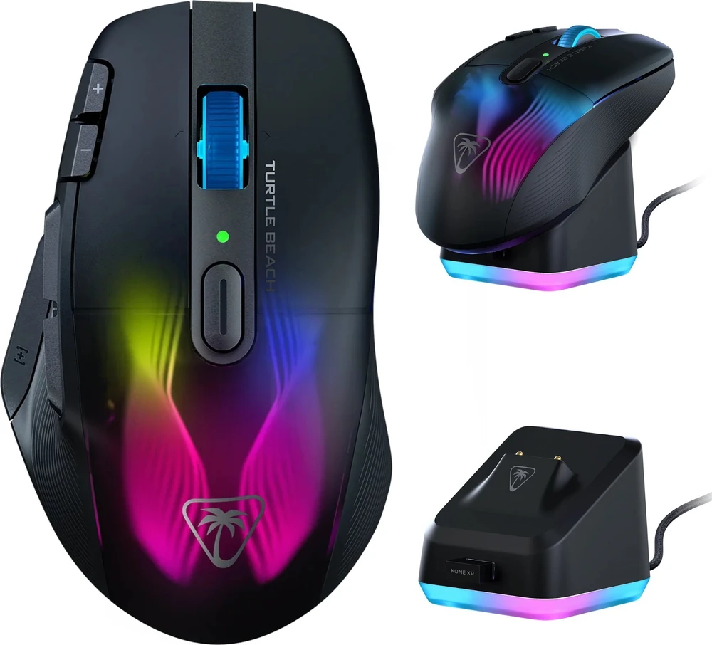 Turtle Beach Kone XP Air Belaidė RGB Žaidimų Pelė| Juoda
