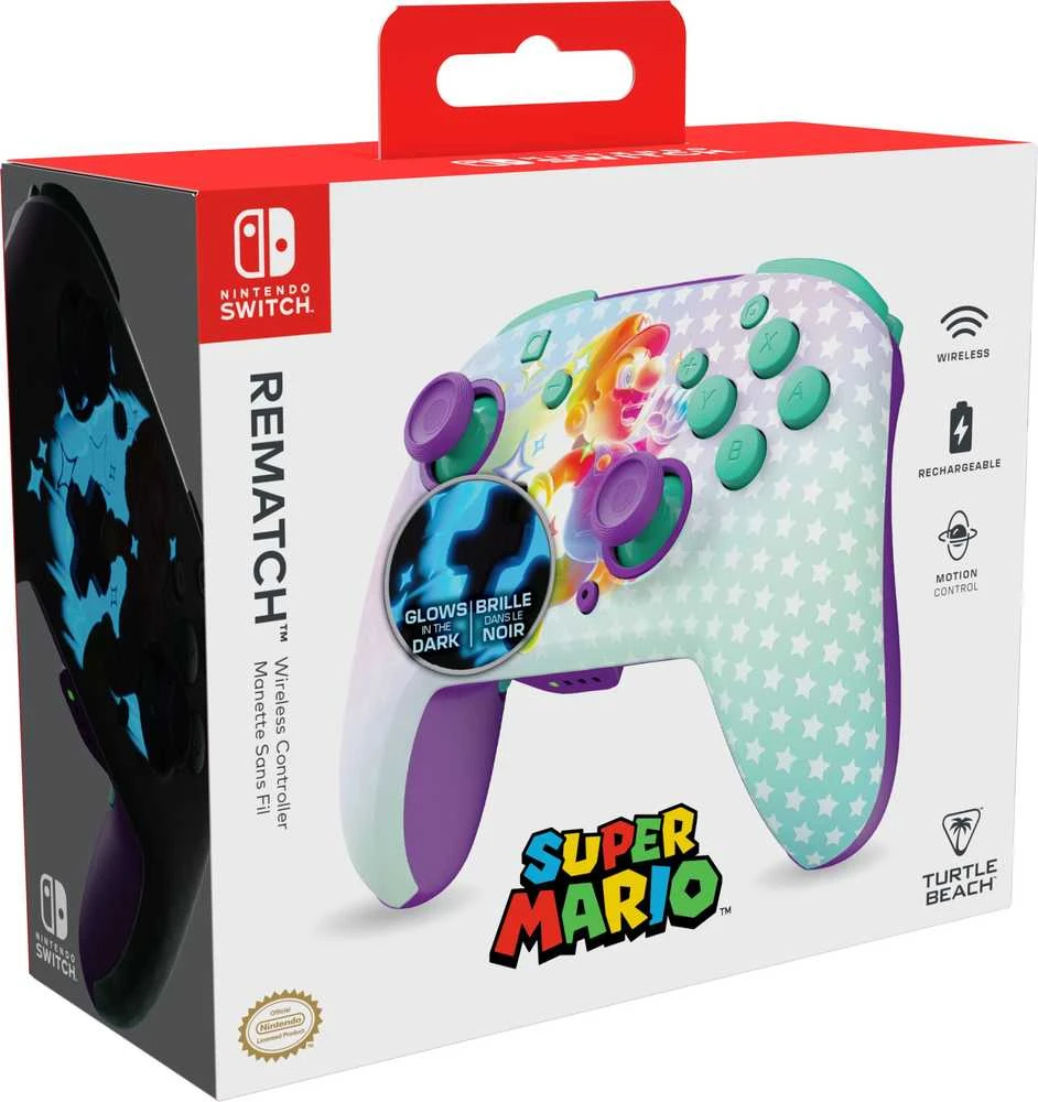 Turtle Beach Rematch Invincible Mario Nintendo Switch