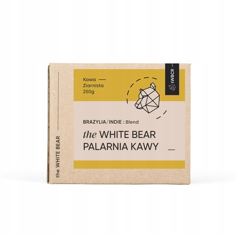 Turtle Coffee The Baltas Bear Brazilija/Indija 250 g kavos pupelės