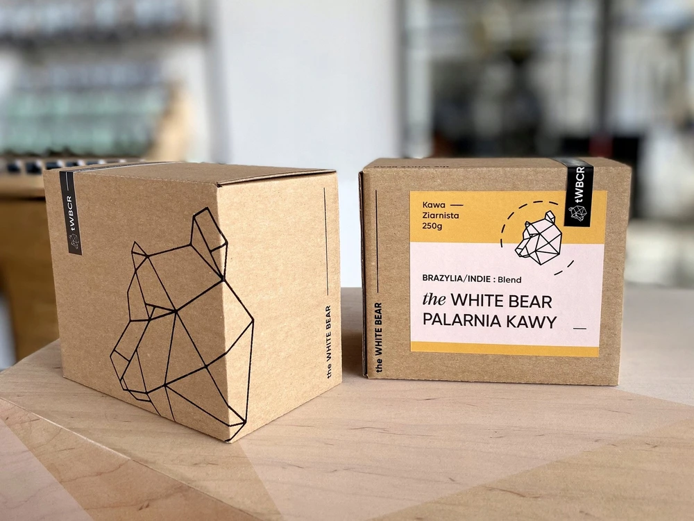 Turtle Coffee The Baltas Bear Brazilija/Indija 250 g kavos pupelės