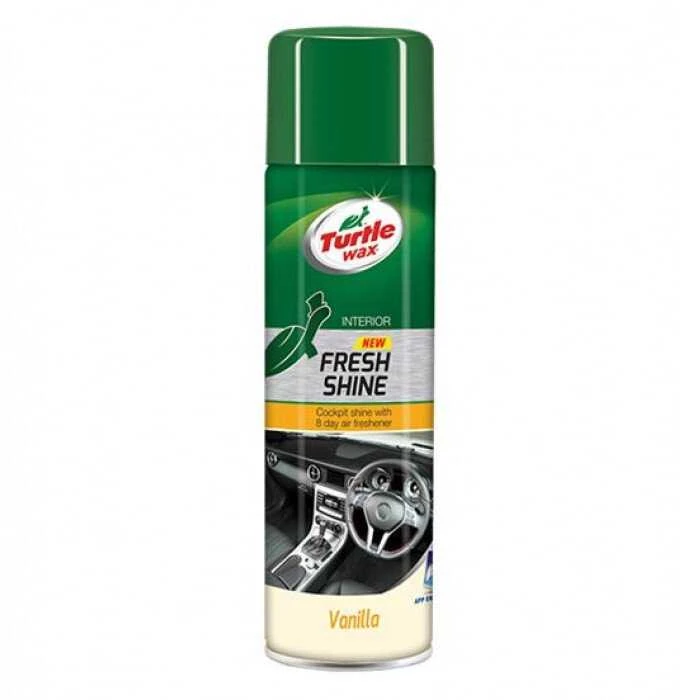 TURTLE WAX Fresh Shine Vanilla, salono plastiko blizgiklis, 500 ml