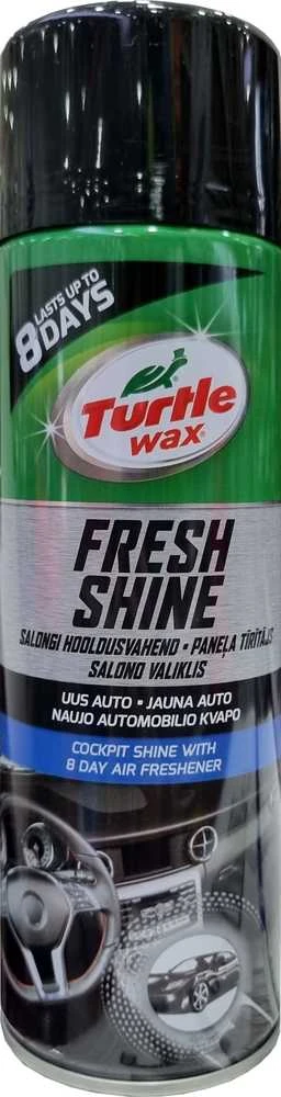 TURTLE WAX Fresh Shine New Car, salono plastiko blizgiklis, 500 ml