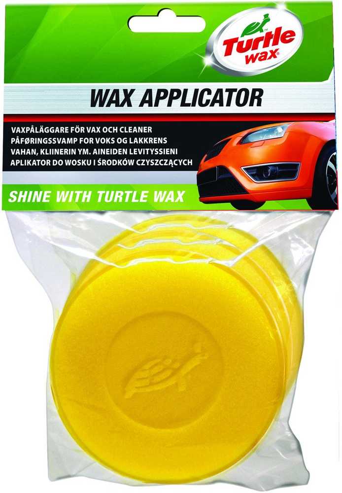 Turtle Wax vaško aplikatorius - vokaplikatorius - 3 vnt.