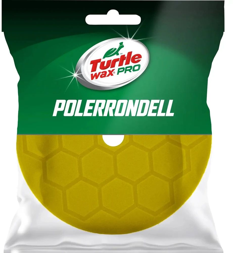 TurtleWax Turtle Wax poliravimo diskas vidutinio / kieto – 170 / 150x25 – Geltona – 1 vnt.