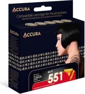 „Accura“ rašalo kasetės „Canon“ (CLI-551Y) pakeitimas