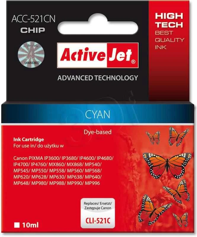 ACTIVEJET CLI-521C melsva rašalinė