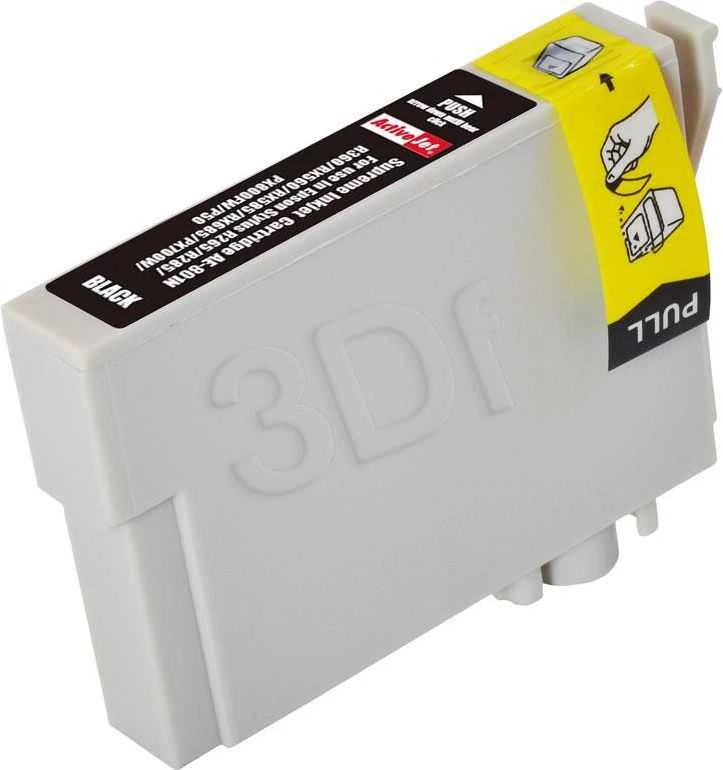 Rašalo Kasetė - Activejet AE-801N Juodas 15 ml