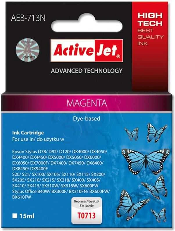 ACTIVEJET T0713 rausva rašalinė (EPSON)
