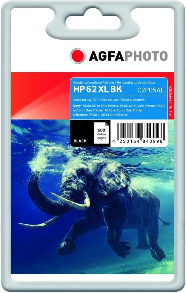 Tusz AgfaPhoto Tusz APHP62BXL / 62 XL (Juodas)