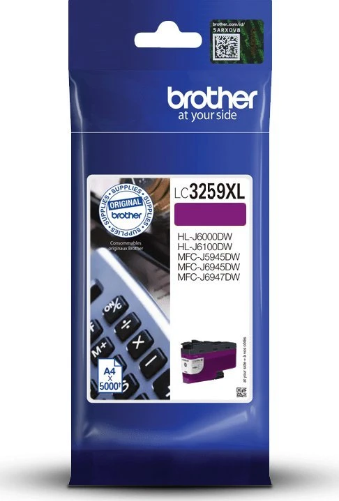 BROTHER LC3259XLMP rausvo rašalo kasetė - 5000P