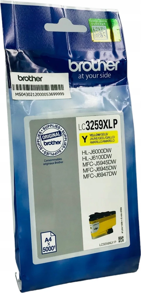 BROTHER LC3259XLYP Geltonas rašalo kasetė - 5000P