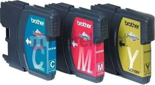 Brother rašalo rinkinys originalioms rašalo kasetėms LC-1100RBWBP Rainbow Pack