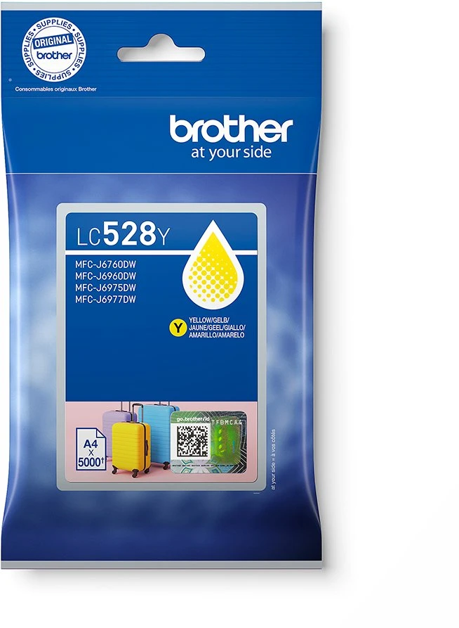 LC528Y | Brother rašalo kasetė | Geltona