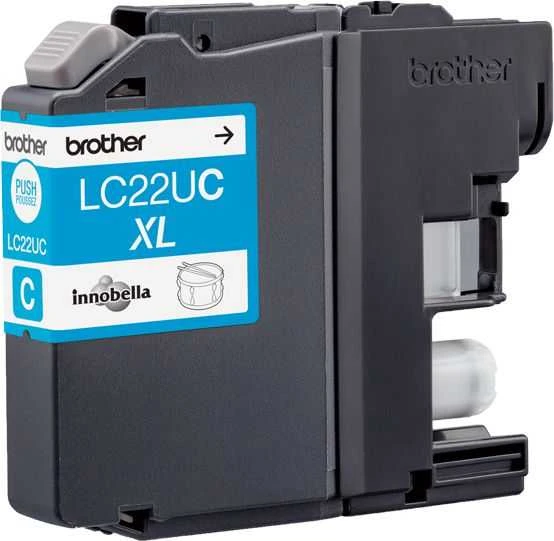 Brother LC-22UC | Rašalo kasetė | Žydra spalva