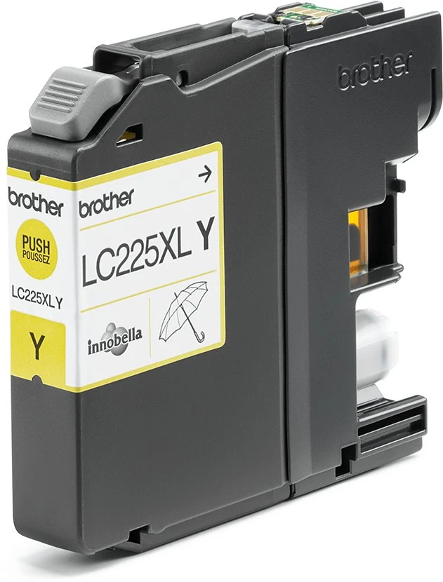 Brother rašalas LC225XLY XL Geltonas Originalus 1 vnt.